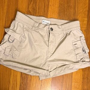 Celebrity Pink Beige Utility Cargo Shorts
